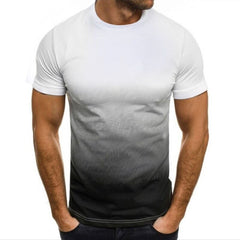 3D Digital Print Gradient T-Shirt