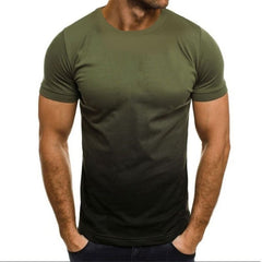 3D Digital Print Gradient T-Shirt