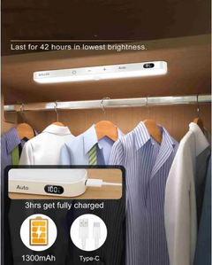 Motion Sensor Cabinet Light with Battery Display
