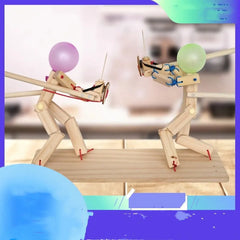Interactive Wooden Figurines Handmade Toys