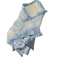 French Lace Winter Swaddle Blanket