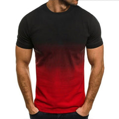 3D Digital Print Gradient T-Shirt