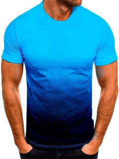 3D Digital Print Gradient T-Shirt