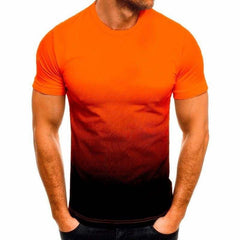 3D Digital Print Gradient T-Shirt