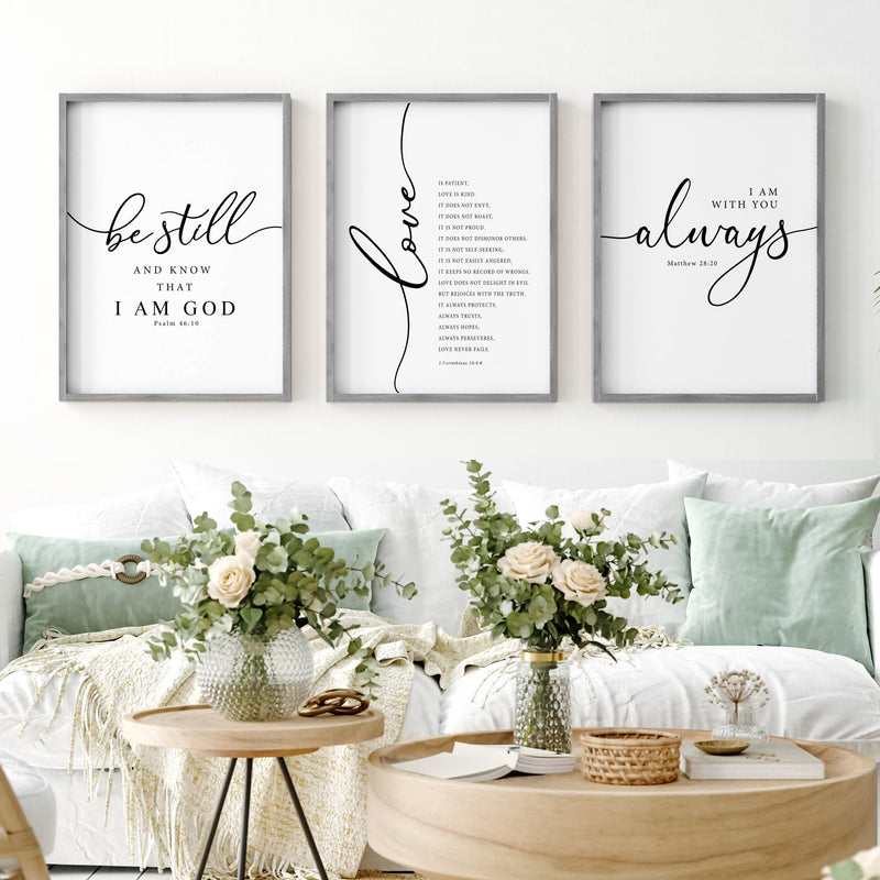 Framed Christian Wall Decor