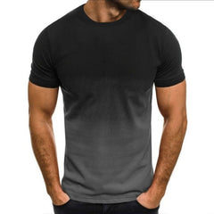 3D Digital Print Gradient T-Shirt