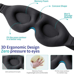 3D Contoured Eye Mask for Sleeping