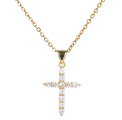 Cross Zircon Full Diamond Crown