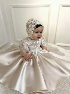 White Baptism Dress for Baby Girls