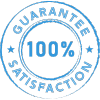 Image of We believe in 100% satisfaction 100% of the time! Contact us if you’re not happy.